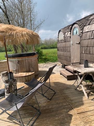 Вилла Ruche Des 4 Saisons Picarreau Экстерьер фото